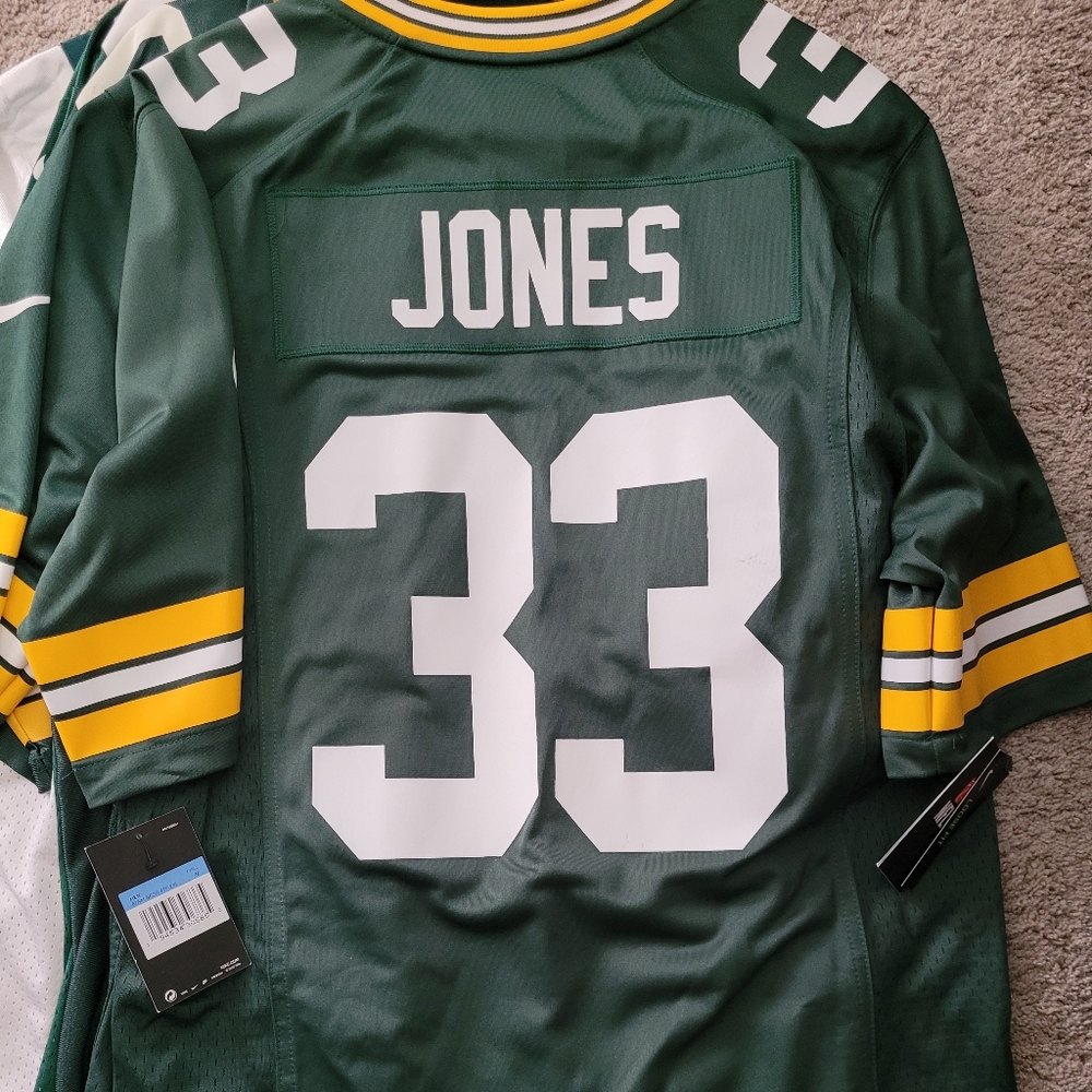 Nike Green Bay Packers Aaron Jones Jersey